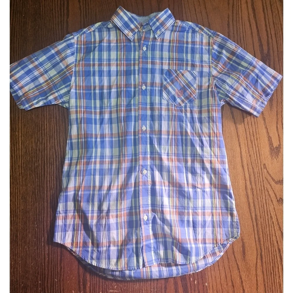 Chaps Youth Boy's Short Sleeve Button Down Shirt